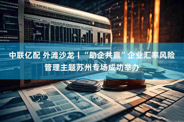 中联亿配 外滩沙龙丨“助企共赢”企业汇率风险管理主题苏州专场成功举办
