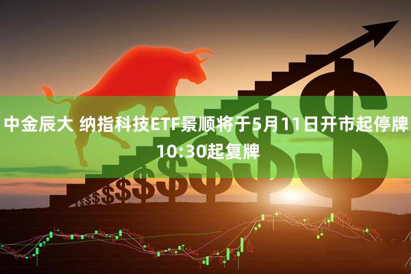 中金辰大 纳指科技ETF景顺将于5月11日开市起停牌 10:30起复牌