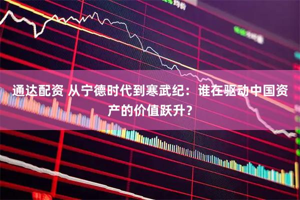 通达配资 从宁德时代到寒武纪：谁在驱动中国资产的价值跃升？
