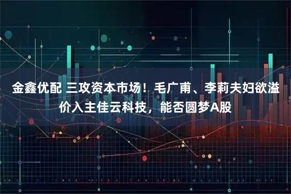 金鑫优配 三攻资本市场！毛广甫、李莉夫妇欲溢价入主佳云科技，能否圆梦A股
